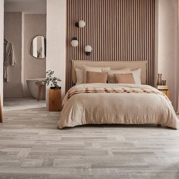 Вініл Tarkett Elegance Rigid 55 Patchwork White 280008017 &mdash; фото ламінату